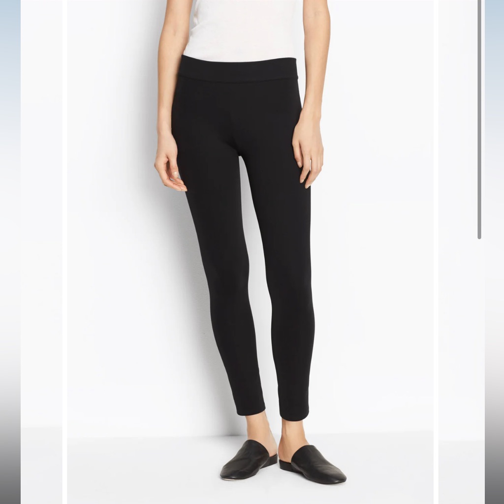 Vince Tech Ponte Legging In Black Vr54821437
